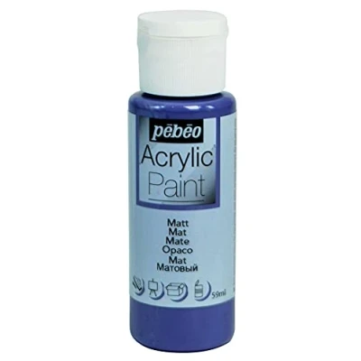 Image of PEBEO Acrylic 59ML MATT Violet, Purple, 3.3 x 10 cm