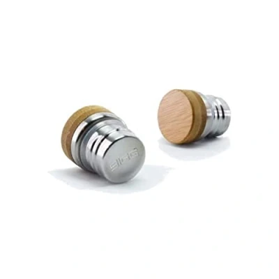 Image of SIGG Meridian Top Spare Screw Cap for Water Bottle (0.5 L &amp; 0.7 L), Leak Proof Made of Stainless Steel and Bamboo