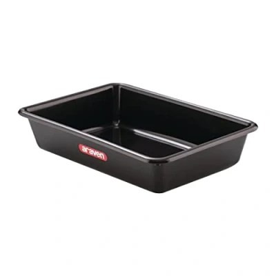 Image of Araven Deep Food Tray Black 3Ltr