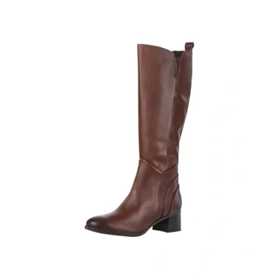 Image of MARCO TOZZI Women&#039; 2 25501 43 Mid Calf Boot, Chestnut, 3.5 UK
