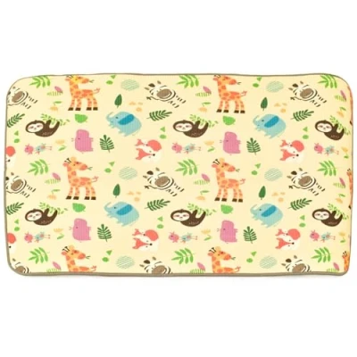 Image of KandyToys 1.5m x 1.2m Nursery Floor Mat Thick Padded XPE Play with Wild Life Design