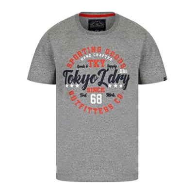 Image of Tokyo Laundry Men&#039;s &#039;Stars 68&#039; Vintage Retro Motif Cotton Rich Jersey Crew Neck T Shirt
