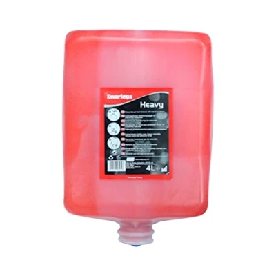 Image of Swarfega SHD4LTR Heavy Duty Hand Cleaner, Wash with Natural Scrub and Conditioner for Working Hands, Gentle on Skin, 4 Litre Cartridge