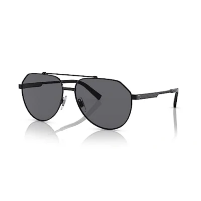 Image of Dolce&amp;Gabbana Unisex Sunglasses Matte black, Size: 59, black