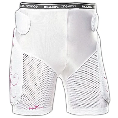 Image of Black Crevice Women&#039;s Protector Shorts white Size:L