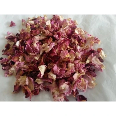 Image of Biodegradable Dried Rose Petals Pastel Pink/Cream &amp; Burgundy/Red 50g (Real Flower Wedding Confetti) Home Fragrance/Crafts