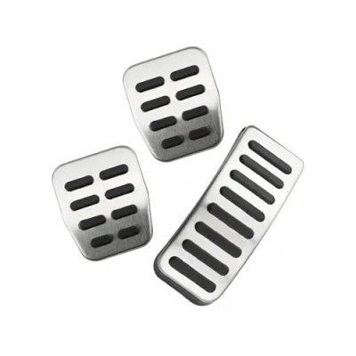 Image of Car Pedal pads Stainless Steel Pedals For VW Bora Golf New Polo Mk4 9N 1998 2001 2002 2003 2004 Parts Pad(Mt)