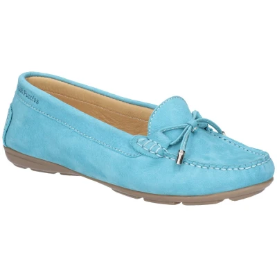Image of Hush Puppies Women&#039;s Maggie Moccasin, Teal, 6 UK