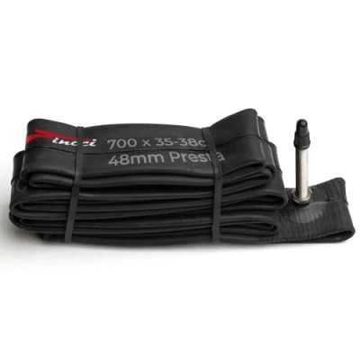 Image of Fincci 700 x 32c 35c 38c 48mm Presta Valve Inner Tube for Cycle Race Road Hybrid Touring Bicycle Bike