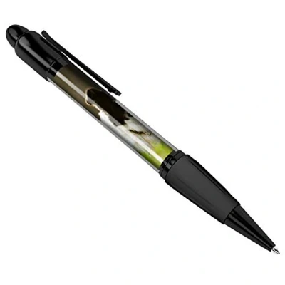 Image of DV DESIGN Playful Border Collie Dog Black Ballpoint Pen Farmer Puppy Fun #8614
