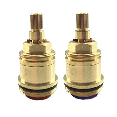 Image of Tap Magician Pair of Ceramic Cartridge Valves spares Compatible with FRANKE MYTHOS (Pair Cartridges &amp; Bushes)