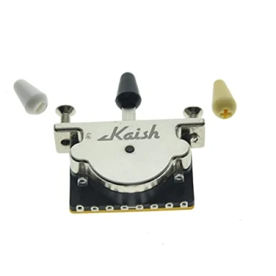 Image of KAISH Heavy Duty 5 Way Guitar Pickup Lever Switch Selector for Strat Tele with 3 Plastic Tips