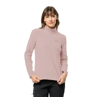 Image of Jack Wolfskin Women&#039;s Taunus HZ W Jumper, Rose Smoke, XS, XS