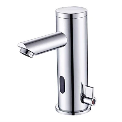 Image of Sensor Faucet Automatic Inflrared Hand Touch Tap Hot Cold Mixer Chrome Polished Sink Bathroom Basin Faucets 111 11