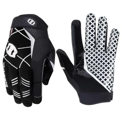 Image of Seibertron Pro 3.0 Elite Ultra Stick Sports Receiver Glove American Football Gloves Youth and Adult Black XL