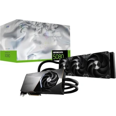 Image of MSI GeForce RTX 5080 16 GB SUPRIM LIQUID SOC Graphics Card