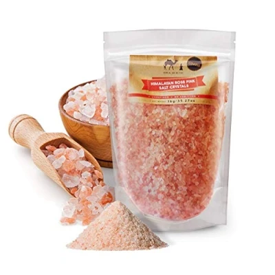 Image of Silk Route Spice Company Himalayan Rose Pink Salt 1Kg (Coarse) Resealable Pouch