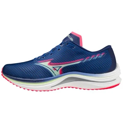 Image of Mizuno Men&#039;s Wave Rebellion, Blue/Paradise Pink, 10 UK