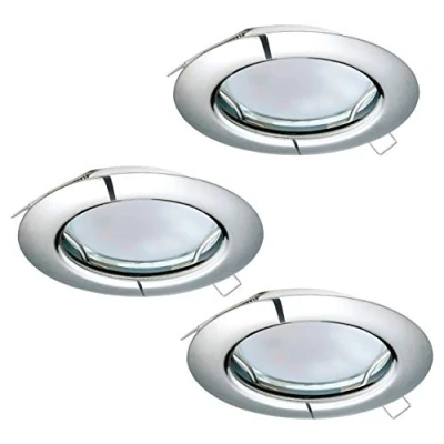 Image of Eglo Lighting Peneto Recessed Downlight Chrome 3 Pack EG94236