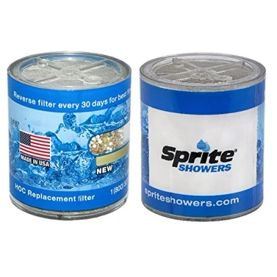Image of Sprite Showers HOC 2 Industries Shower Filter Replacement Cartridge, Blue