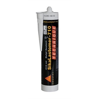 Image of Sika Lastomer 710, Removable Butyl Sealant, 300 ml, White