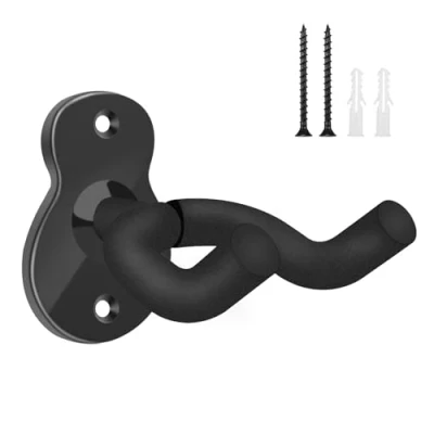 Image of Yumzeco Ukulele Stand,Guitar Hanger,Guitar Wall Mount,Guitar Holder,Metal Guitar Hooks for Mount Acoustic Electric Classical Bass Mandolins Violin Stand Hangers