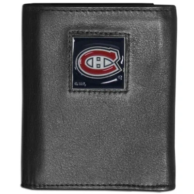Image of Siskiyou Sports NHL Montreal Canadiens Genuine Leather Tri Fold Wallet
