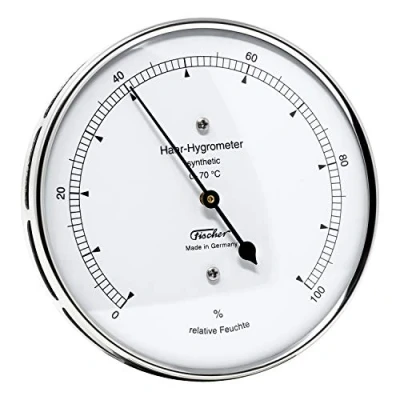 Image of Fischer Hair Hygrometer Synthetic, Brass, Multi Colour, One Size