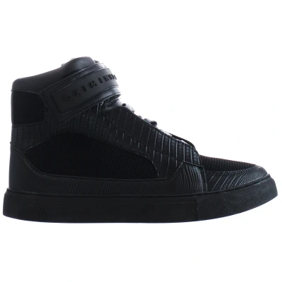 Image of Criminal Damage Bronx Mens Black Trainers Size UK 6