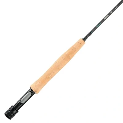 Image of Shakespeare Cedar Canyon Elite Fly Rod Premium Carbon Fiber Construction, Medium Fast Action Fishing for Precision Casting, 4pc, Lightweight Aluminum Reel Seat, Cork Handle, 9ft 5/6 wt