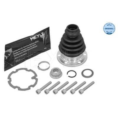 Image of 1K0498201, 2Q0498202, 357498201A CV Boot MEYLE 100 498 0041 transmission sided Rubber ORIGINAL Quality AUDI: TT Coupe, A3 Hatchback, Coupe