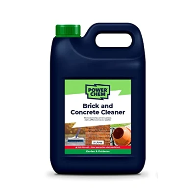 Image of HIGH STRENGTH Brick Concrete Stone Cleaner Removes Mortar, Cement, Grease, Stains, Efflorescence &amp; Splatter (5L)