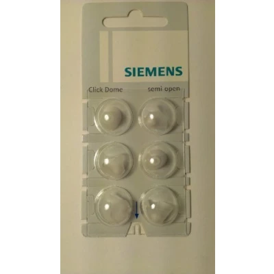Image of Siemens Click Dome Semi Open For RIC Hearing Aids 6 Domes Each by