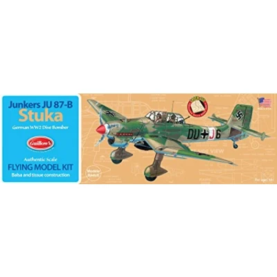 Image of Guillows Junkers JU 87 B Stuka Balsa Model Kit