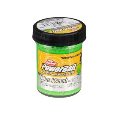 Image of Berkley PowerBait® Trout Bait Glitter 50g Apple Jack Powerbait