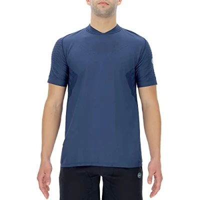 Image of UYN O102023 Run FIT OW SH_SL T Shirt Men&#039;s Blue Dress M