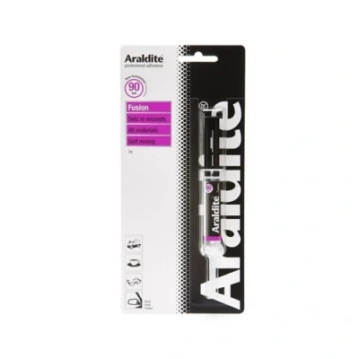Image of Araldite Fusion Epoxy Adhesive Glue 3g Syringe