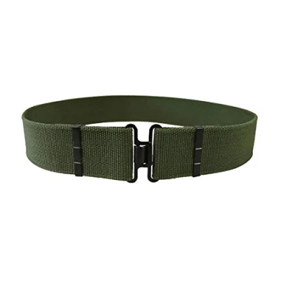 Image of Military Army Combat Cadet MOD Utility Belt British Green New
