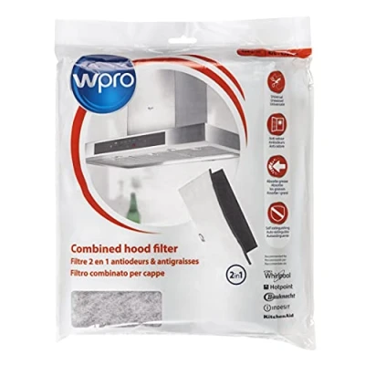 Image of Wpro UCF016 Extractor hood Accessory Filter for Hood/Activated Charcoal &amp; Grease Set/Universal/Can be cut to fit