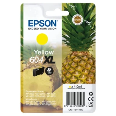 Image of Epson 604XL Pineapple, Genuine Yellow Ink Cartridge