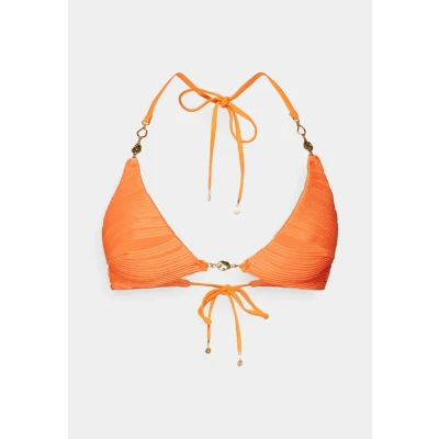 Image of Bluebella Orta Triangle Bikini Top Orange XXS