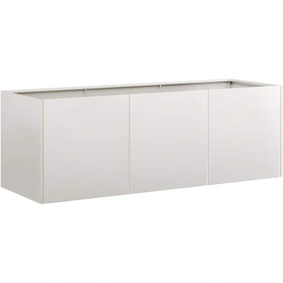 Image of vidaXL Planter 120x40x40 cm Stainless Steel