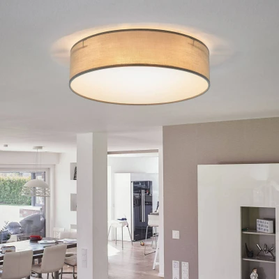 Image of Smartwares Ceiling light Dream, Ø 40 cm, textile, grey