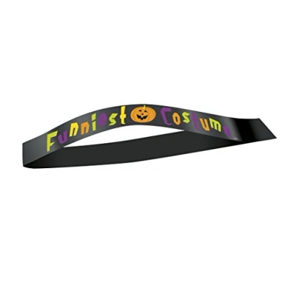 Image of Unique Party 91155 Satin Halloween Funniest Costume Sash