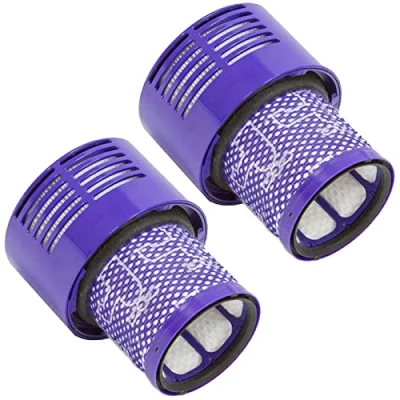 Image of SPARES2GO Washable Filter Unit for Dyson V10 SV12 Cyclone Animal Absolute Total Clean Vacuum Cleaner (Pack of 2)