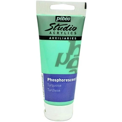 Image of PEBEO Phosphorescent Gel Turquoise,100 ml