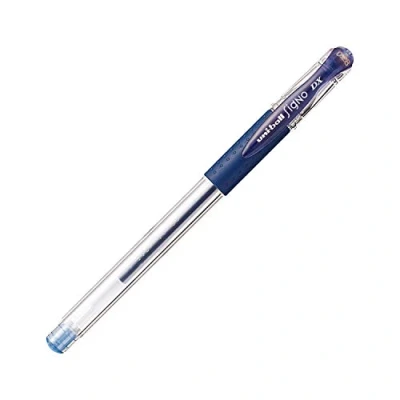 Image of Uni Gel Ballpoint Pen Ball Signo Ultra Fine 0.28mm Blue Black (UM15128.64)