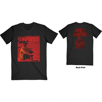Image of Lewis Capaldi &#039;Divinely Uninspired&#039; (Black) T Shirt (Large)