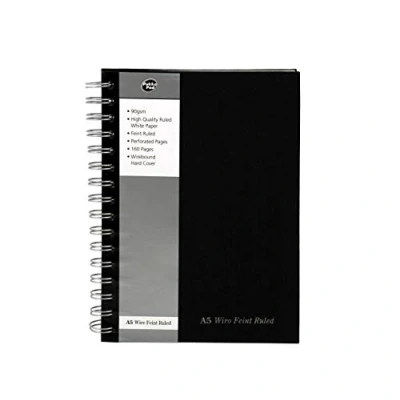 Image of Pukka Pad Feint Ruled Wirebound Notebook A5 (5 Pack) SBWRULA5