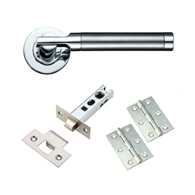 Image of DJM Direct Dual Finish Internal Lever Door Handle Furniture Pack on Rose (1 Pack)